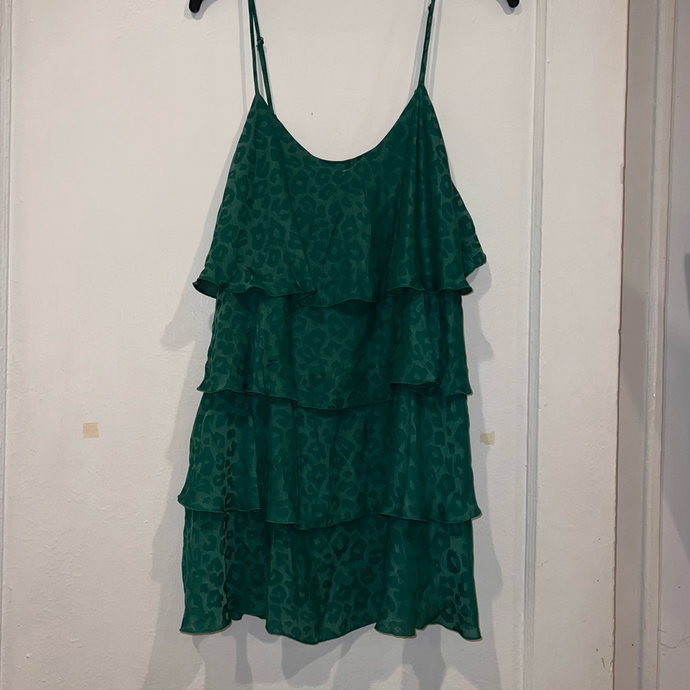 Show Me Your Mumu Leopard Ruffle Dress